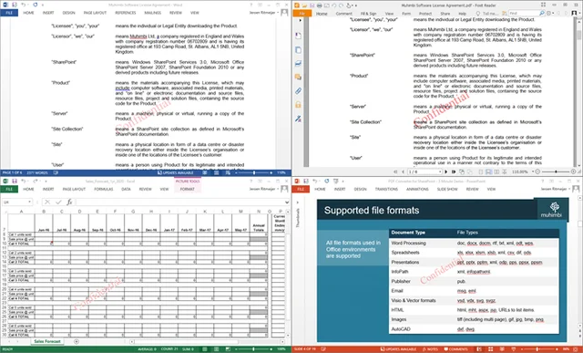 WM On Open - Word vs PDF vs Excel vs PowerPoint