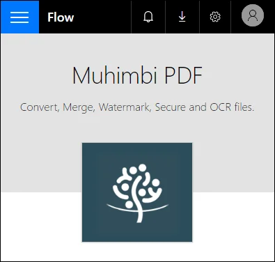 Muhimbi Official Flow Service