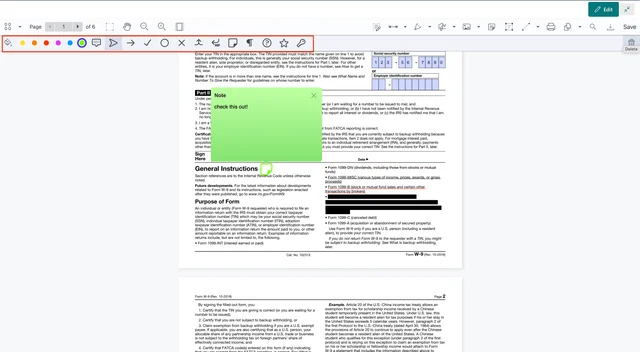 edit comments in pdf